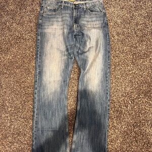 Wrangler Men's Light Blue Straight Jeans